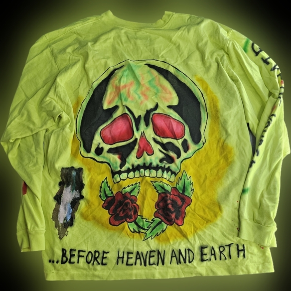 Yeezy Wes Lang Skeleton Long Sleeve T Shirt XL - Picture 2 of 6
